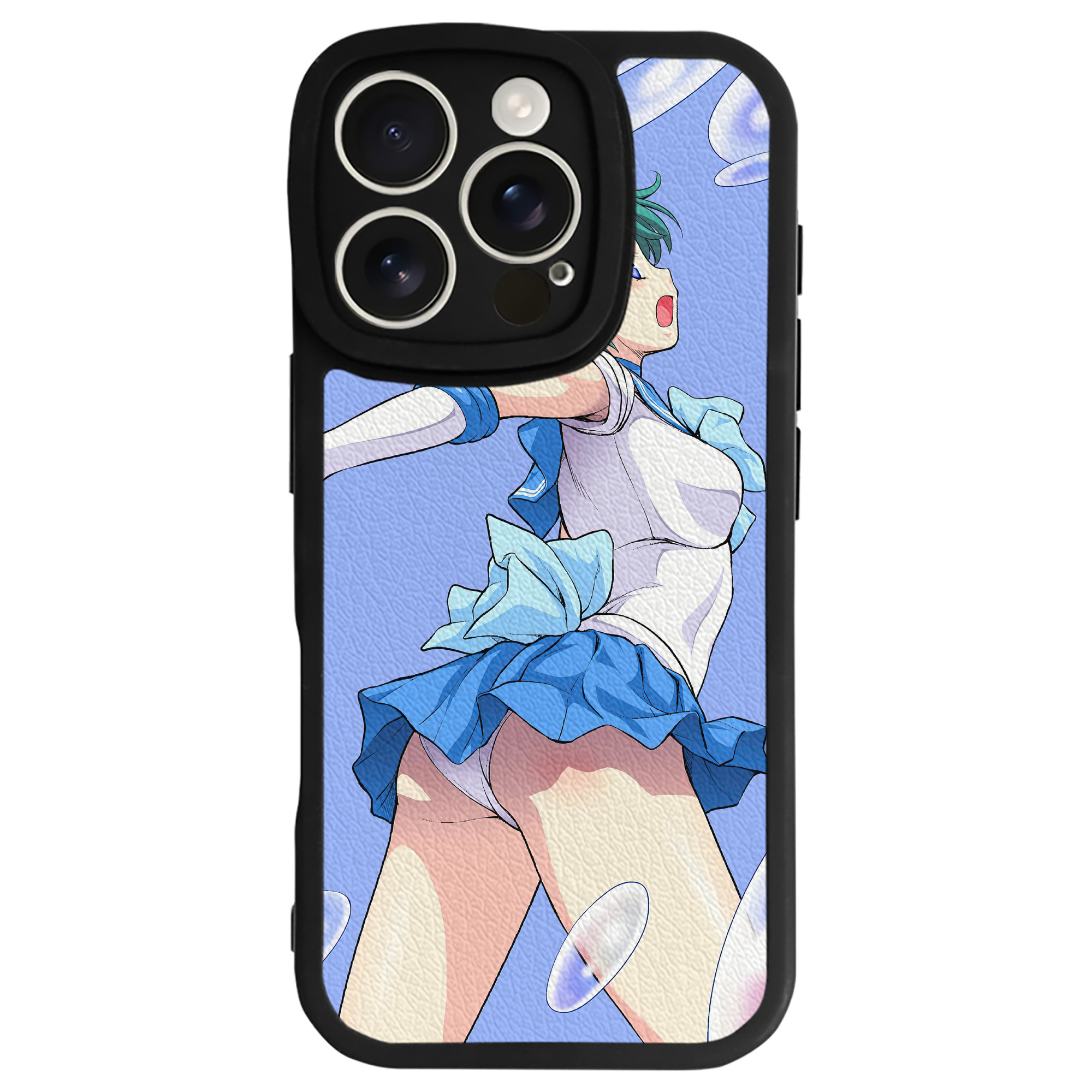 （画像用） 美少女戦士セーラームーン Sailor Moon 【iPhone 16シリーズ対応】シリコンスマホケース（レザー調） 材質：シリコン